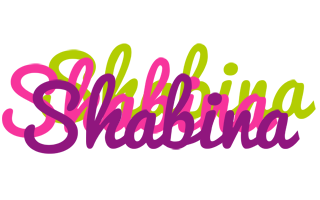 Shabina flowers logo