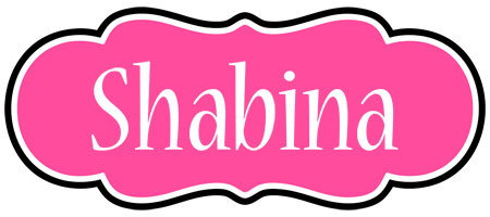 Shabina invitation logo