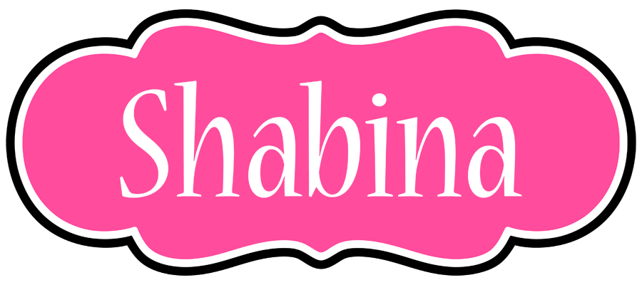 Shabina invitation logo
