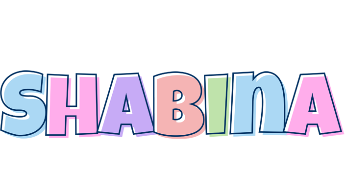 Shabina pastel logo