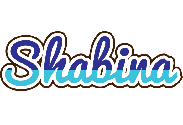 Shabina raining logo