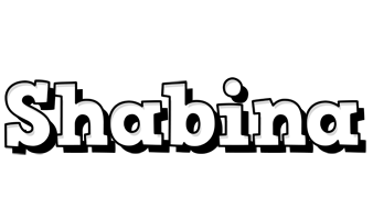 Shabina snowing logo