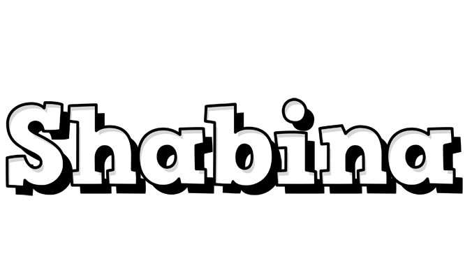 Shabina snowing logo