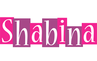 Shabina whine logo