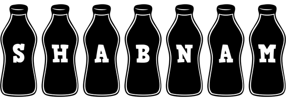 Shabnam bottle logo