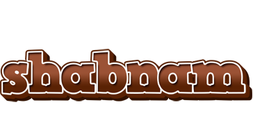 Shabnam brownie logo