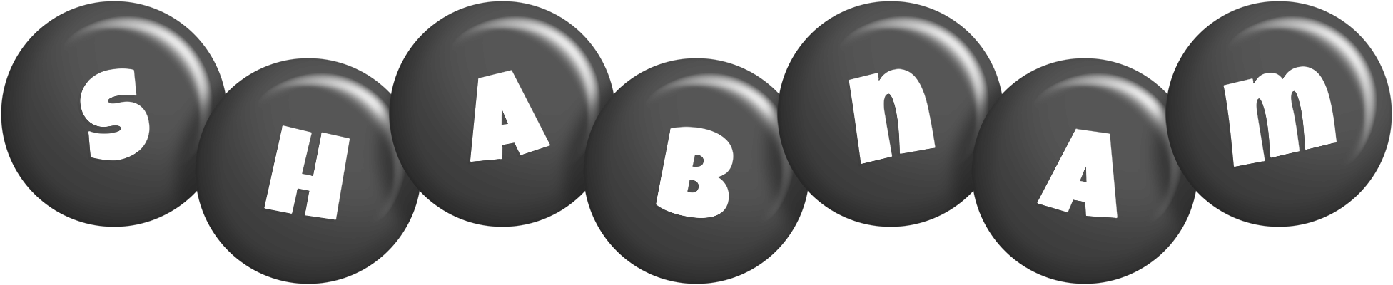 Shabnam candy-black logo