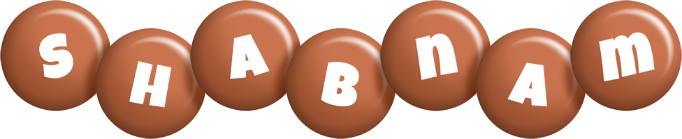 Shabnam candy-brown logo