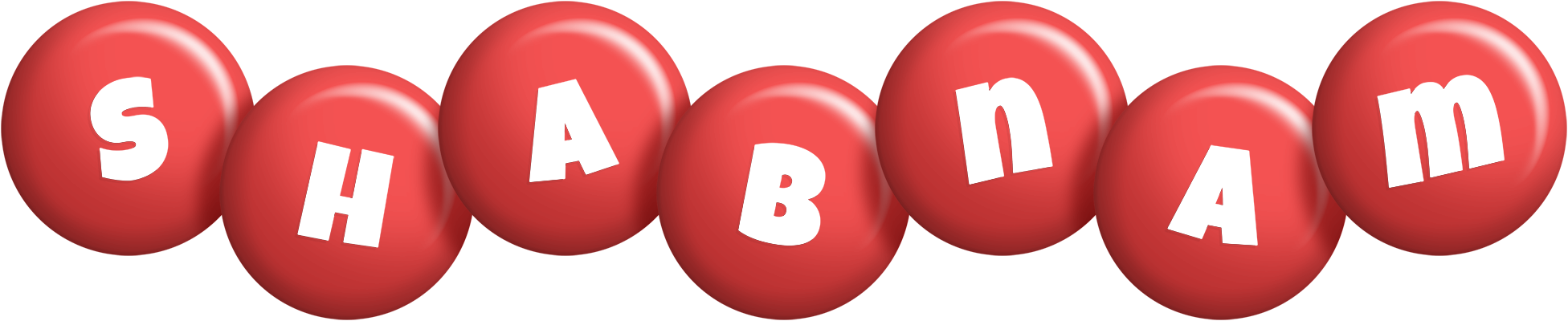 Shabnam candy-red logo