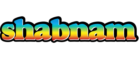 Shabnam color logo
