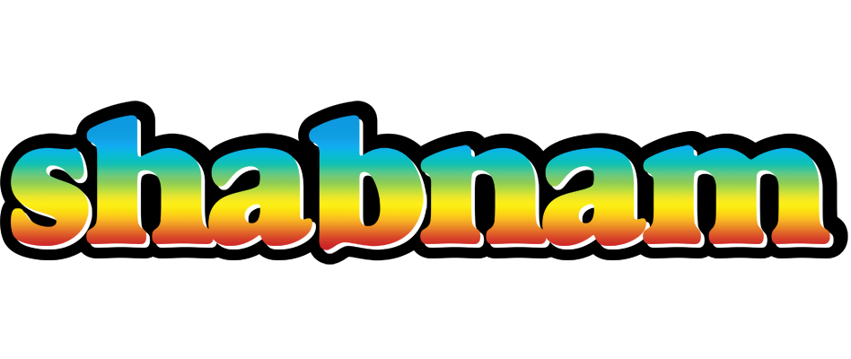 Shabnam color logo