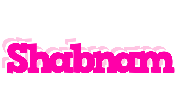 Shabnam dancing logo