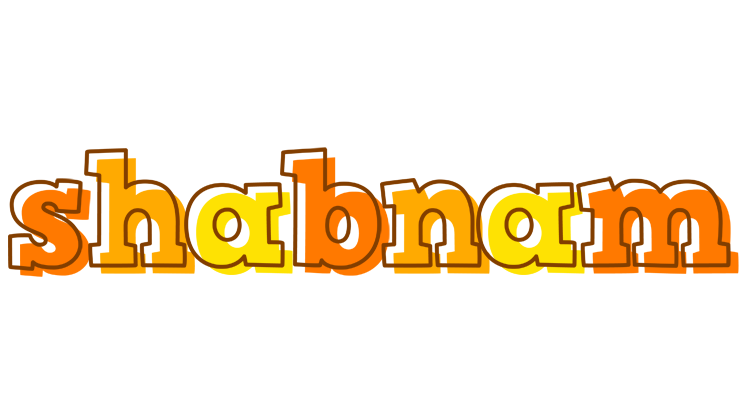 Shabnam desert logo