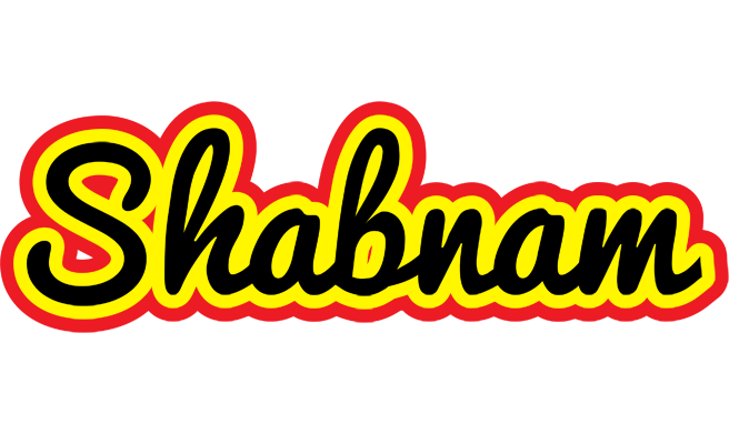 Shabnam flaming logo