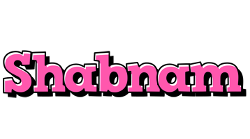Shabnam girlish logo