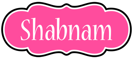 Shabnam invitation logo