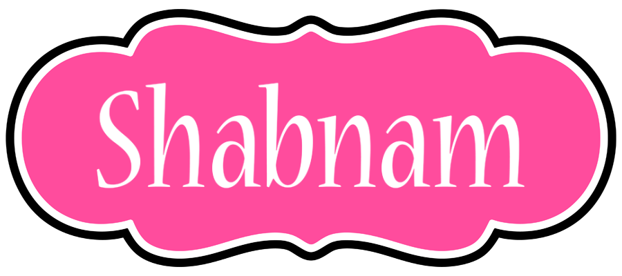Shabnam invitation logo