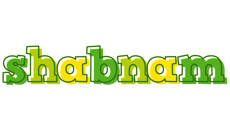 Shabnam juice logo