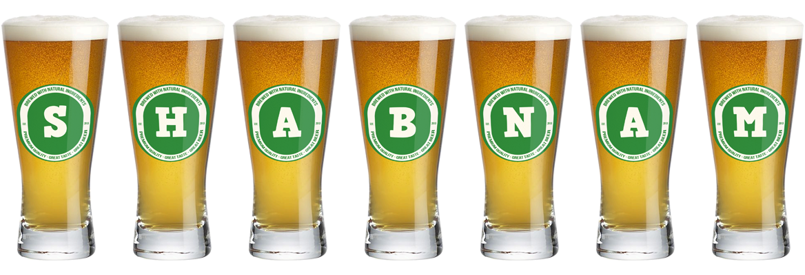 Shabnam lager logo
