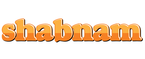 Shabnam orange logo