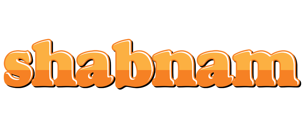 Shabnam orange logo