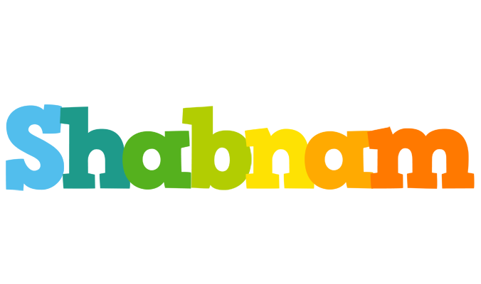 Shabnam rainbows logo