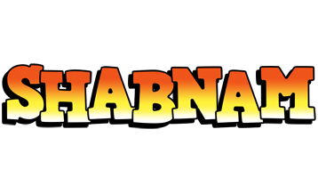Shabnam sunset logo