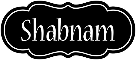 Shabnam welcome logo