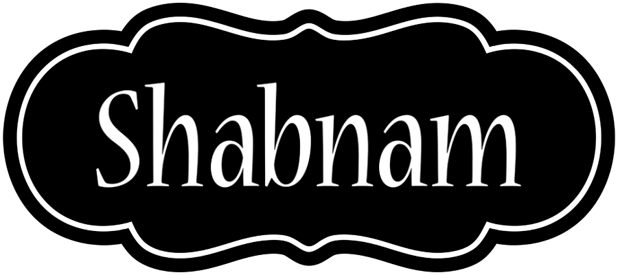 Shabnam welcome logo