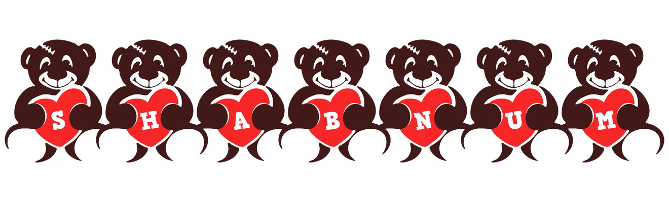 Shabnum bear logo