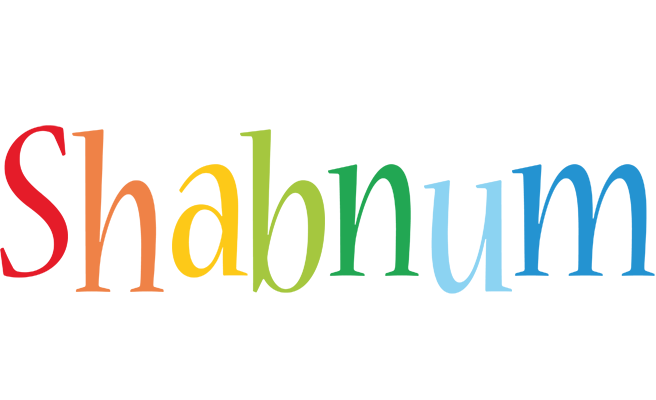 Shabnum birthday logo