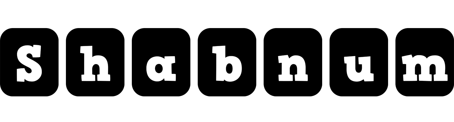 Shabnum box logo
