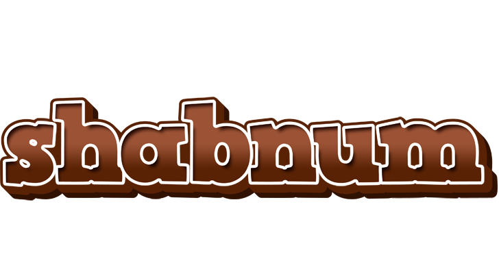 Shabnum brownie logo