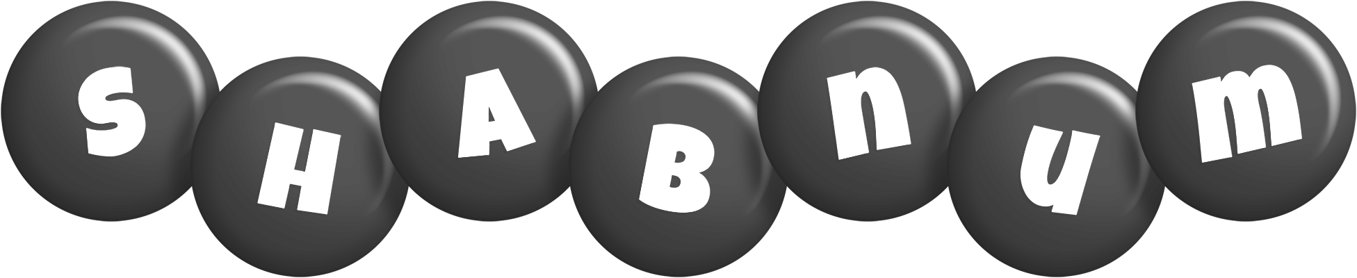 Shabnum candy-black logo