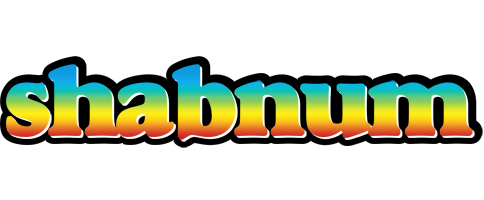 Shabnum color logo