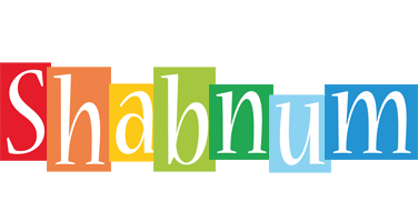 Shabnum colors logo