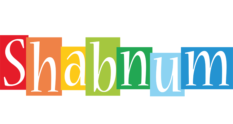Shabnum colors logo