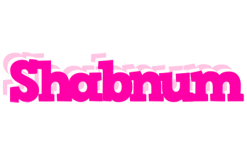Shabnum dancing logo