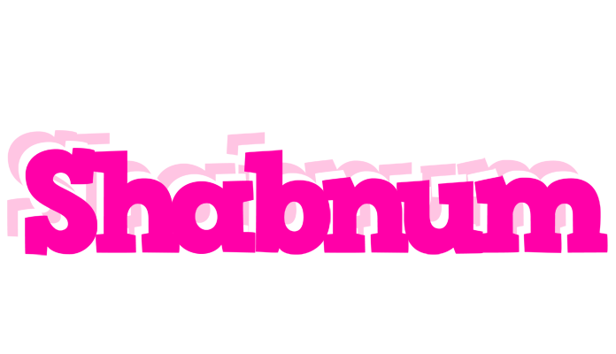 Shabnum dancing logo