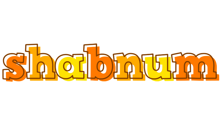 Shabnum desert logo