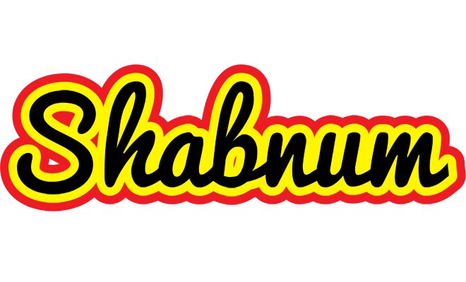 Shabnum flaming logo