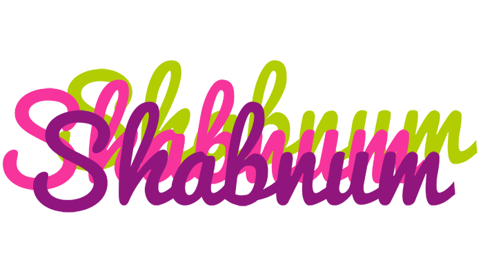 Shabnum flowers logo