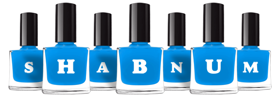 Shabnum glossy logo