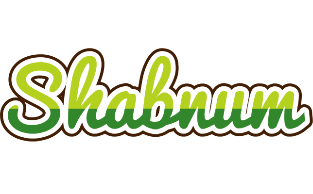 Shabnum golfing logo