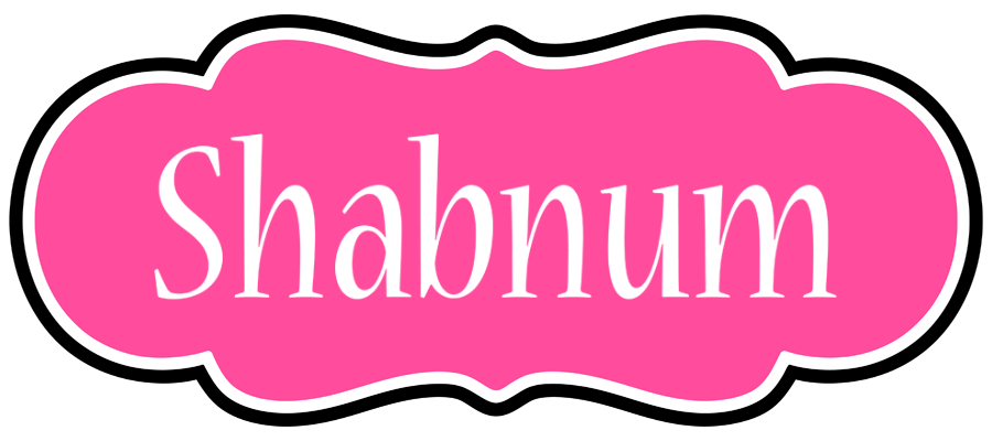 Shabnum invitation logo