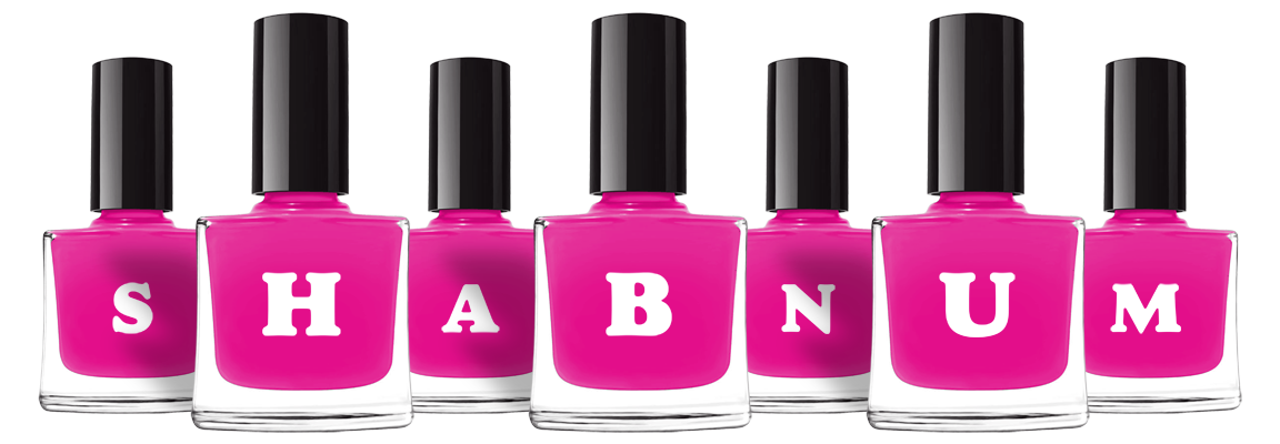 Shabnum nails logo