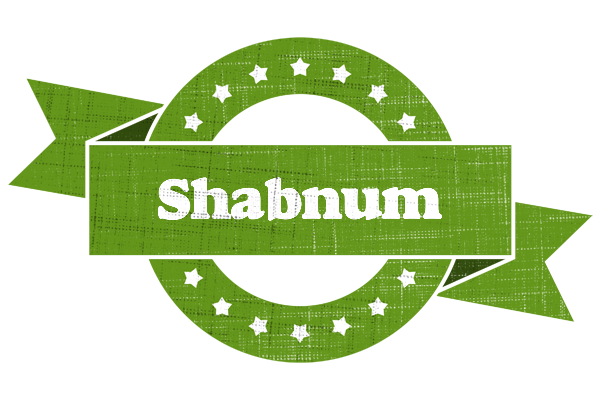 Shabnum natural logo