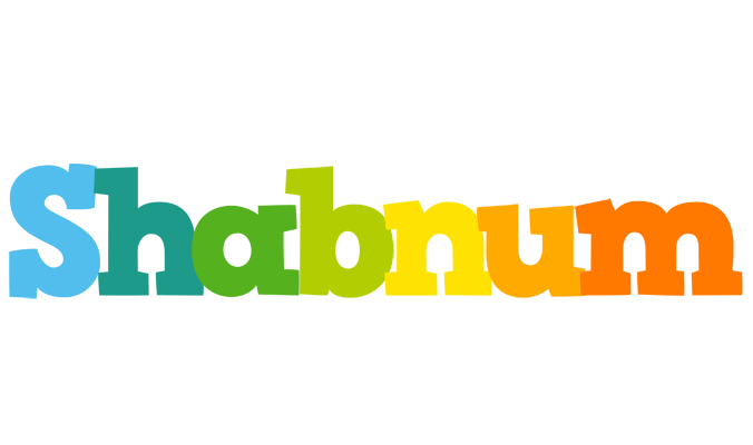 Shabnum rainbows logo