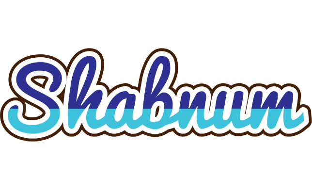 Shabnum raining logo