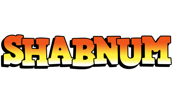 Shabnum sunset logo